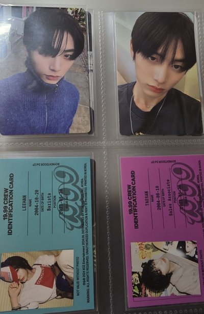 BOYNEXTDOOR 泰山 李涵 成淏專卡 特典卡