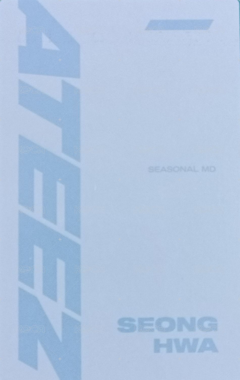 Summer 周邊卡 DECO PHOTO BINDER 背面