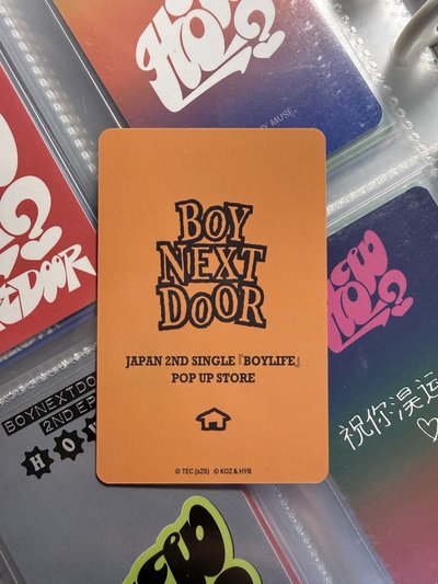 ✴️ BOYLIFE 東京/大阪線下快閃滿額卡 傑利鼠明宰鉉