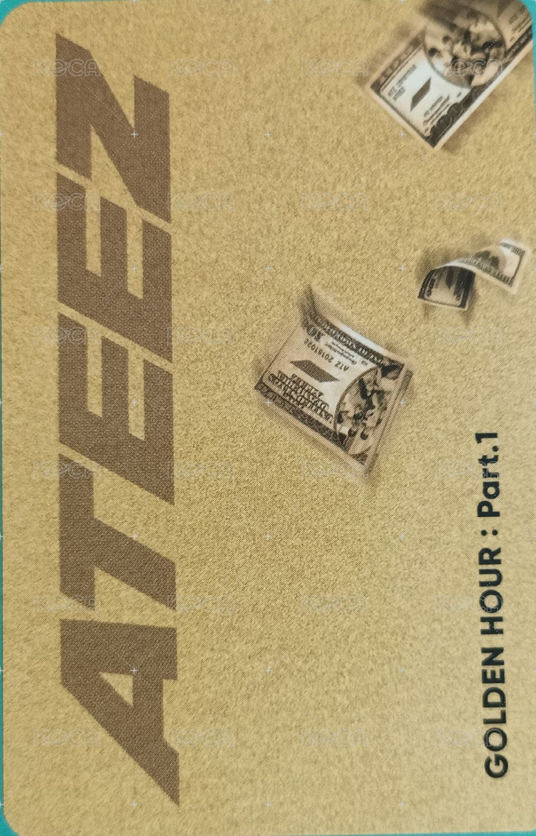 GH1 快閃店 周邊卡 手鍊卡 背面