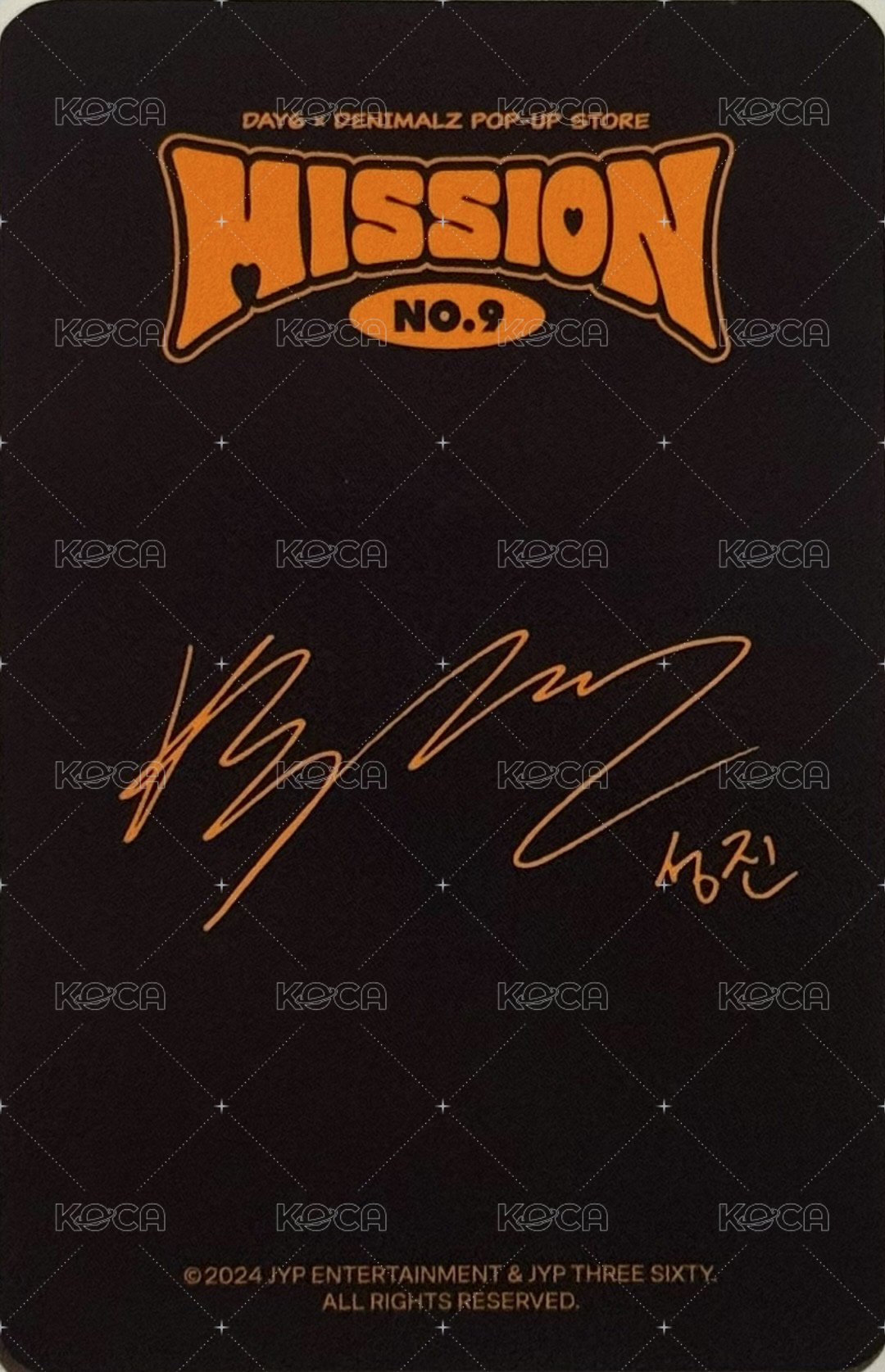 MISSION No.9 線下 滿額卡  背面