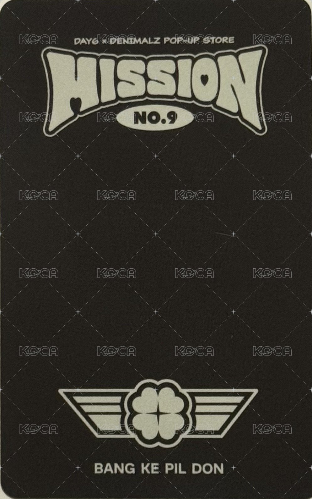 MISSION No.9 線上 滿額卡  背面