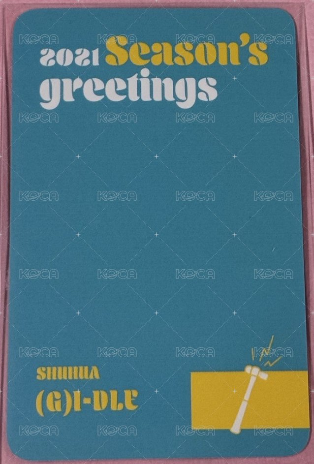 2021年曆 cube 年曆卡 21年曆固配刷、21年台曆固配、拖臉刷 背面