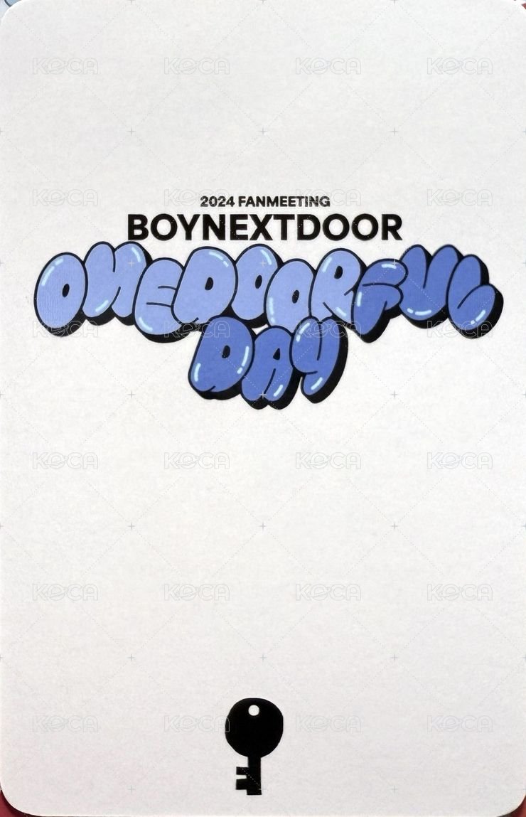 24fm 入場卡 / 場限卡 飯咪粽卡 背面