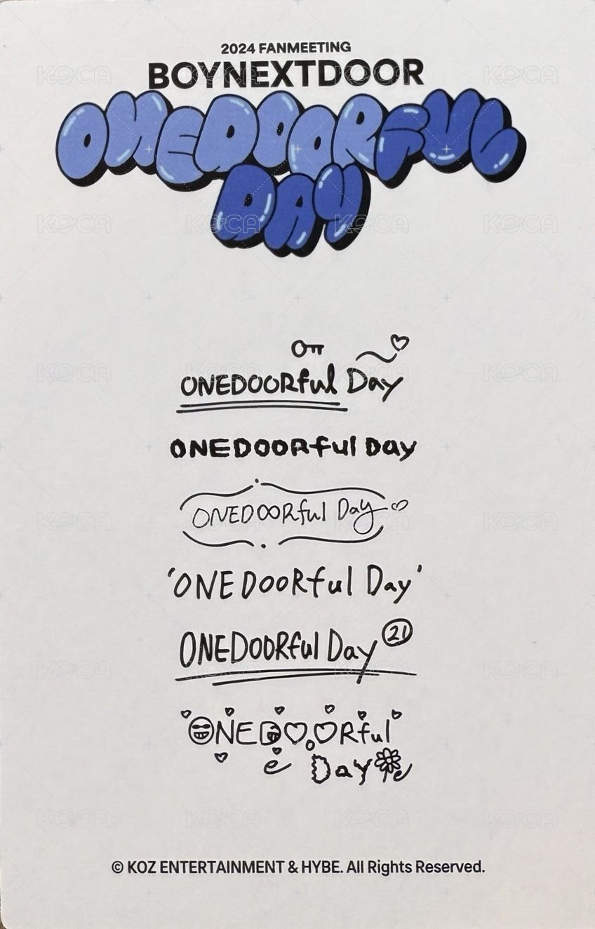 24fm 隨機卡 特別自拍 背面