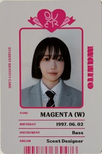 迷一 專輯卡 secret ver. ID卡
