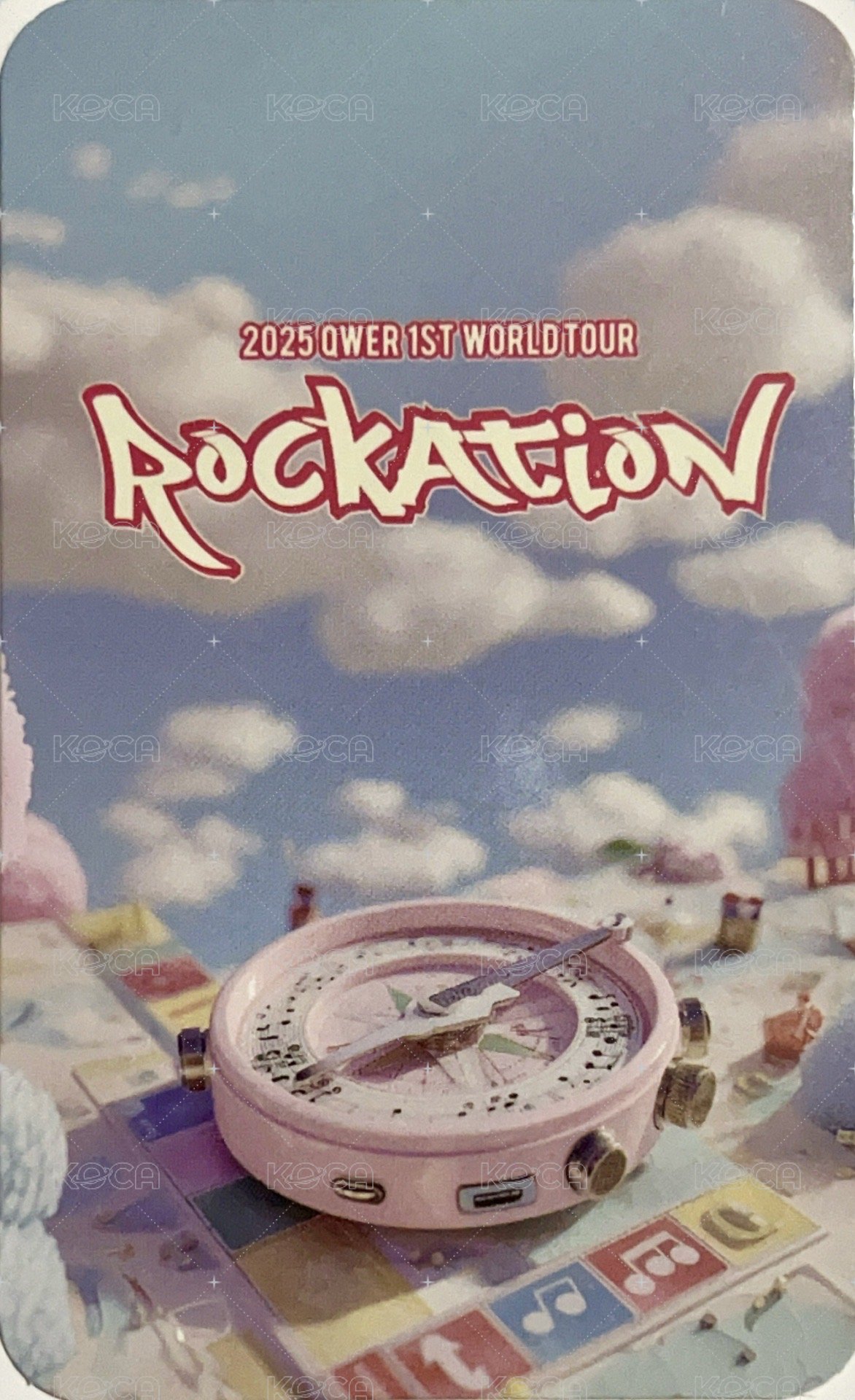 一巡 周邊卡 首爾場限定積木卡 背面