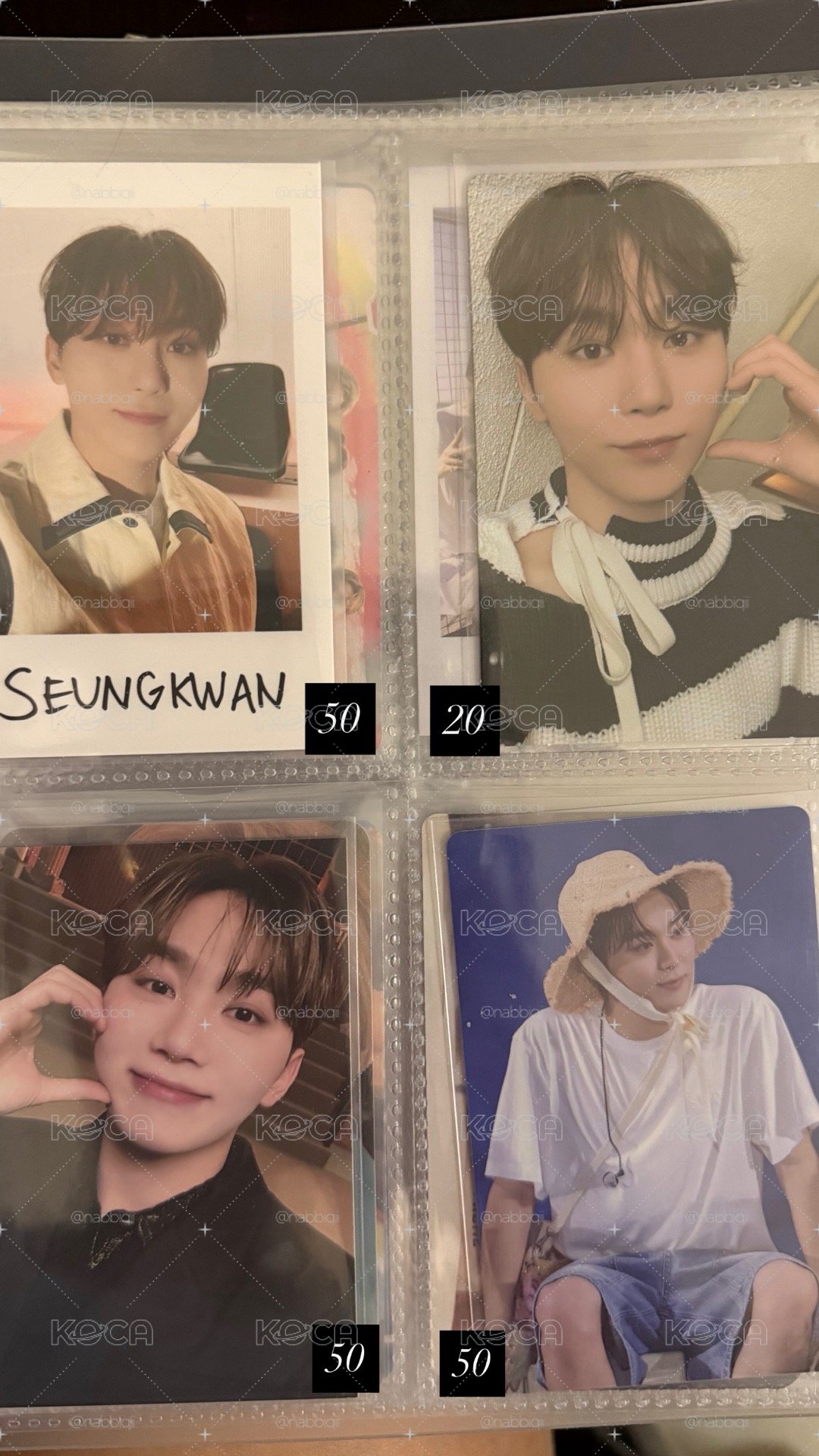 SEVENTEEN 小卡