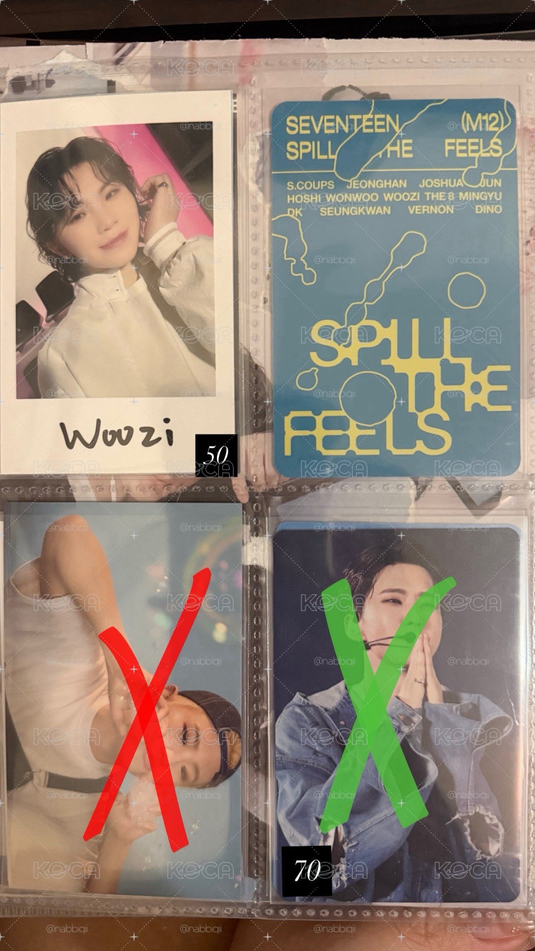 SEVENTEEN 小卡