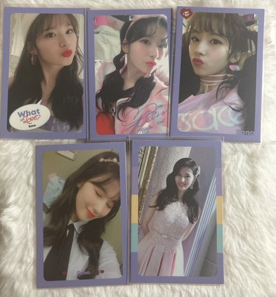 sana What is Love? 專輯卡 5張合售