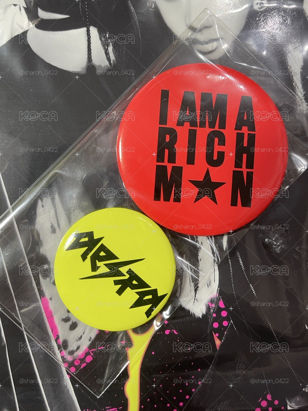 Rich man 美版 寧親簽 bag ver.（送寧小卡）