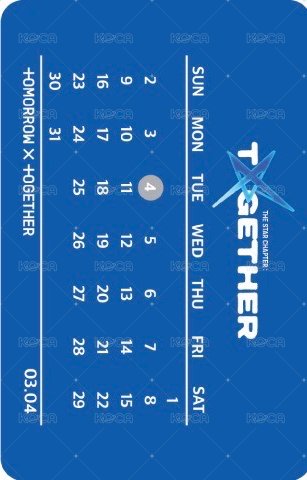 正四 yes24 特典卡  背面