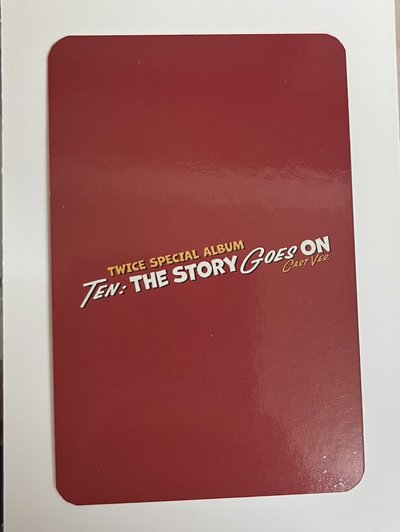 TWICE mk 眼鏡瑜 子瑜特典 mk特典 十週年