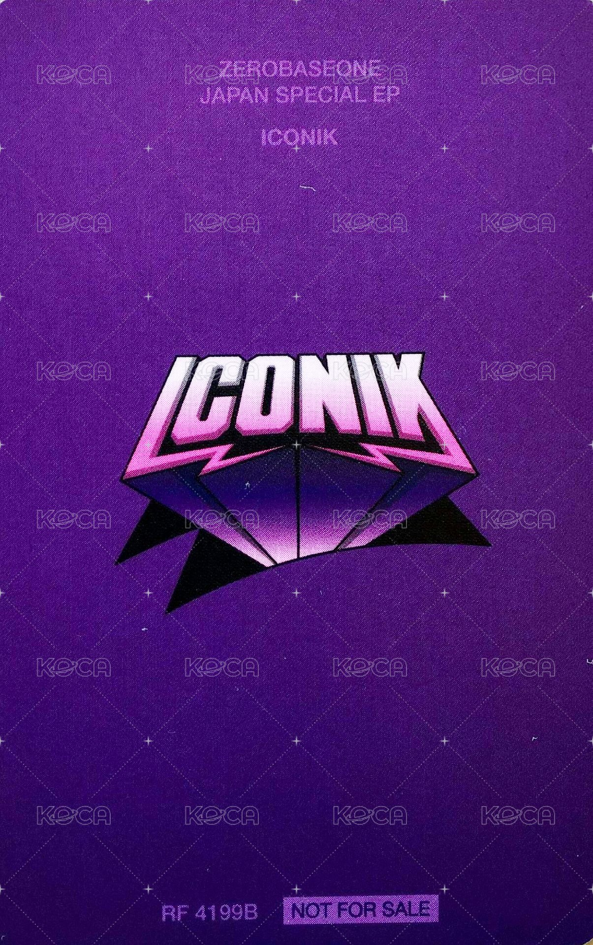 正1日專 專輯卡 Little Cheek Pinch ver. 背面