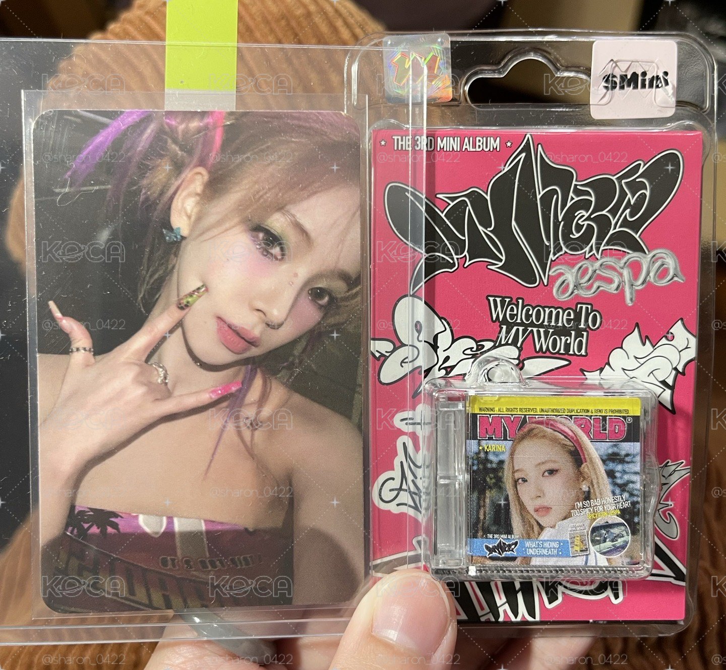 柚盤 盤出 aespa Karina 空專 小卡