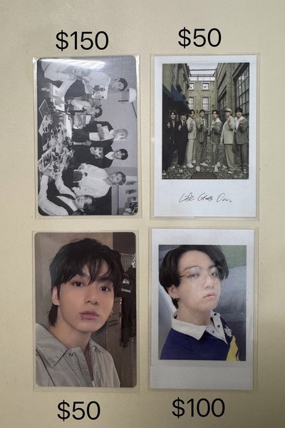 BTS小卡 團卡/田柾國/金泰亨