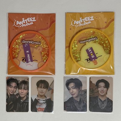 [ 🐿️弘中 🐥旼琦 ] 流沙杯墊 #ANITEEZ