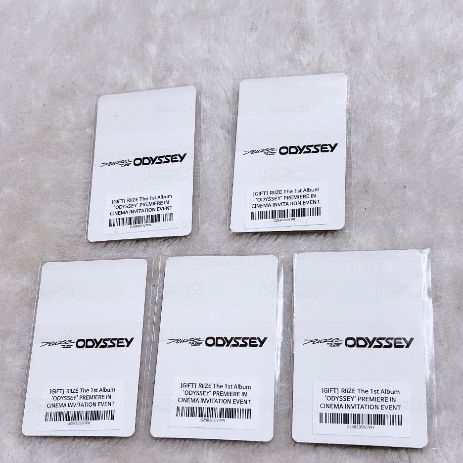 RIIZE odyssey 電影卡