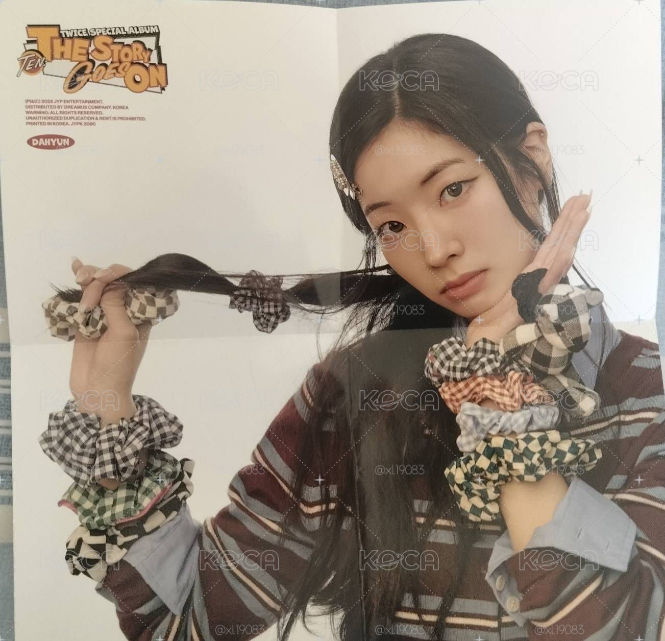 TWICE DAHYUN 十周年海報