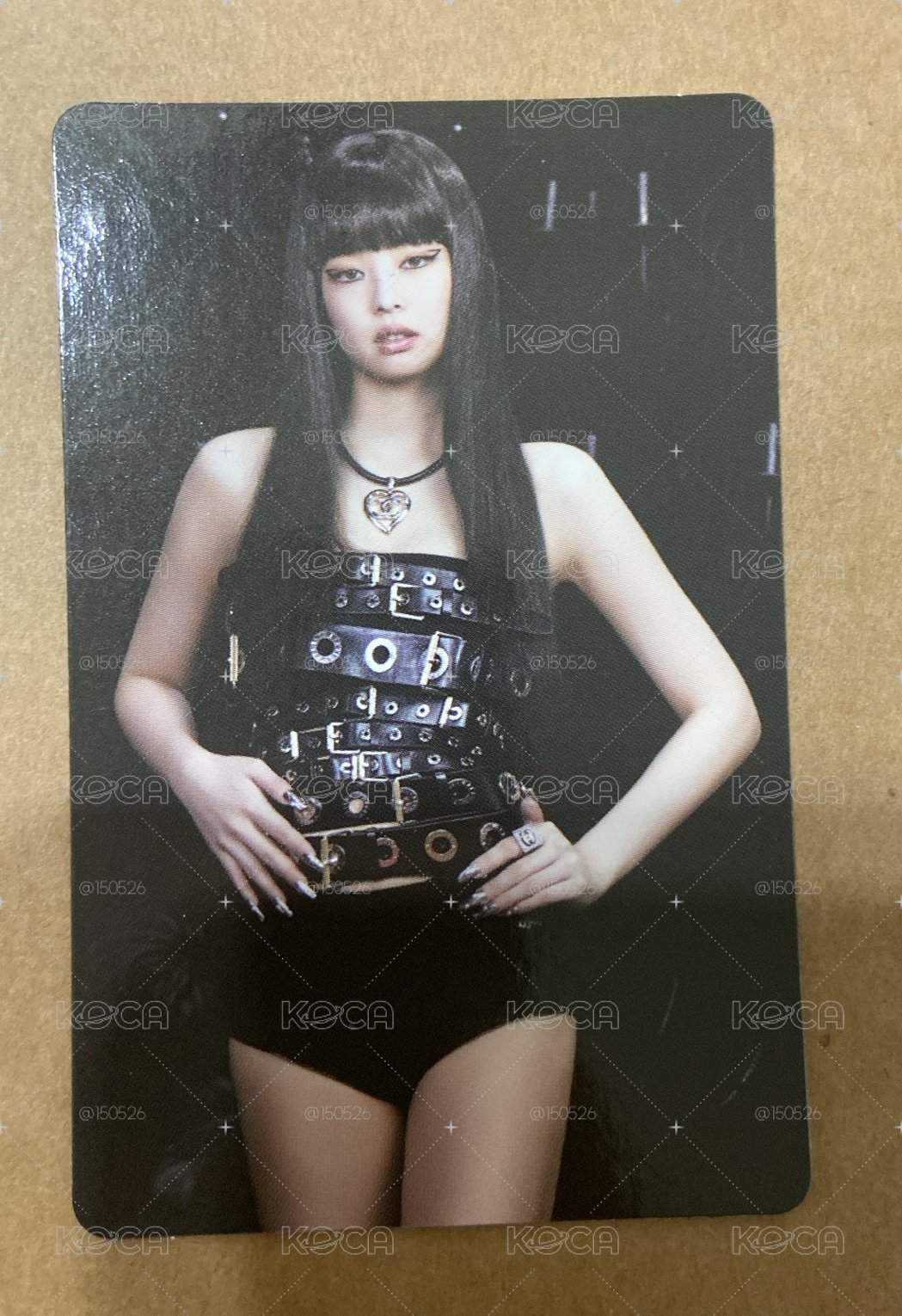 Jennie born pink am預售特典卡