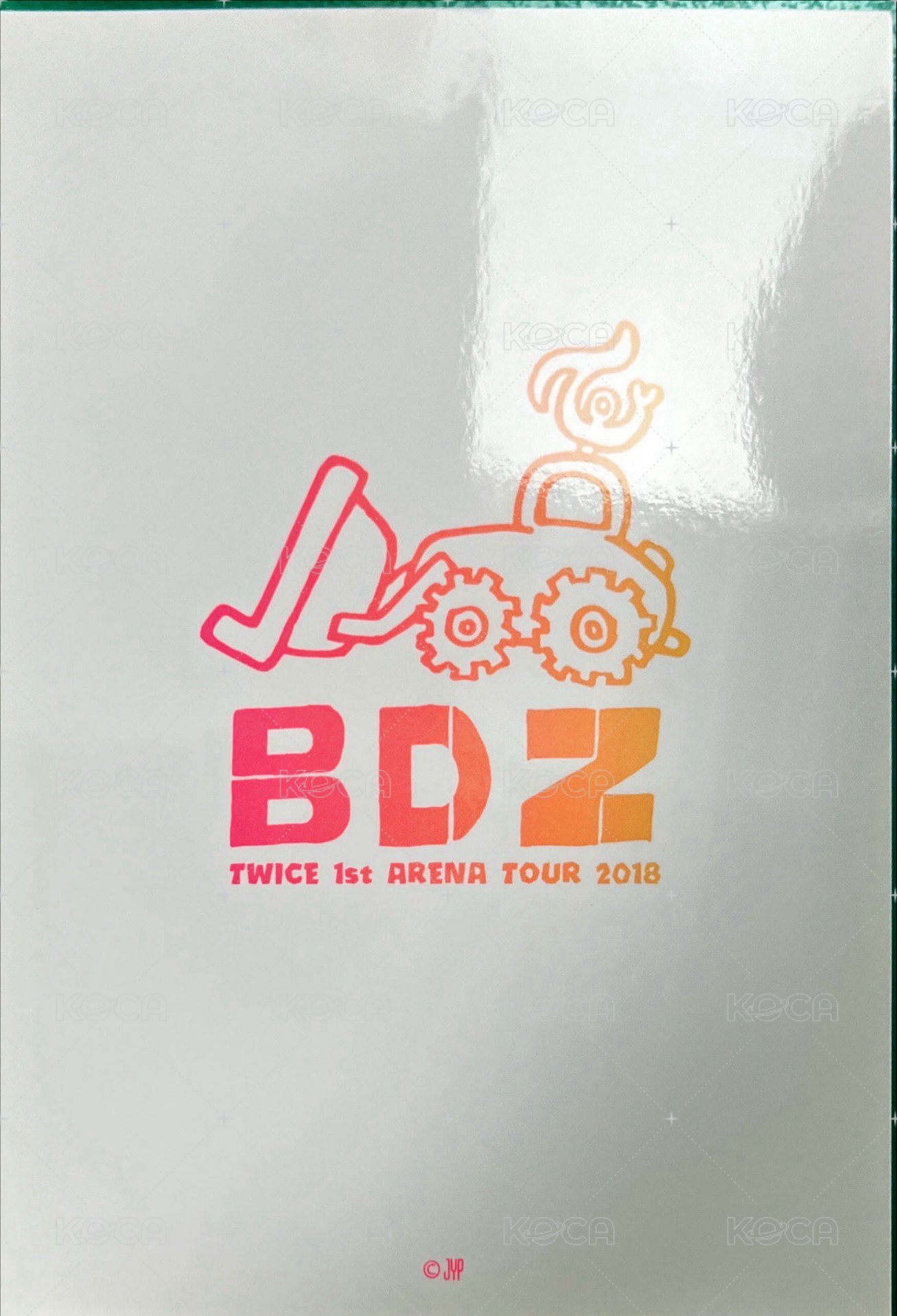 BDZ Arena Tour JYP JAPAN 明信片  背面