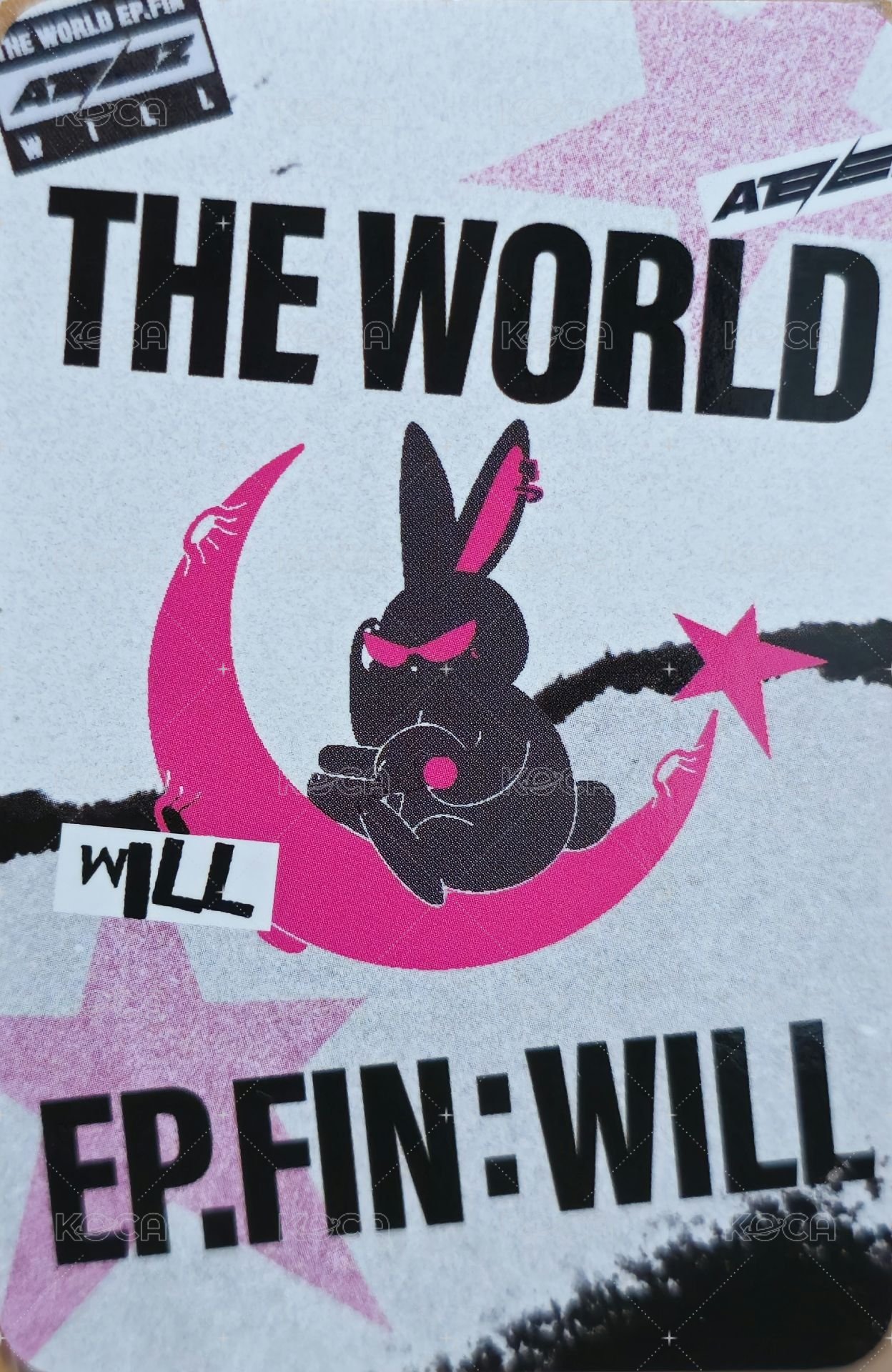 WILL 快閃店 周邊卡 Pouch 背面