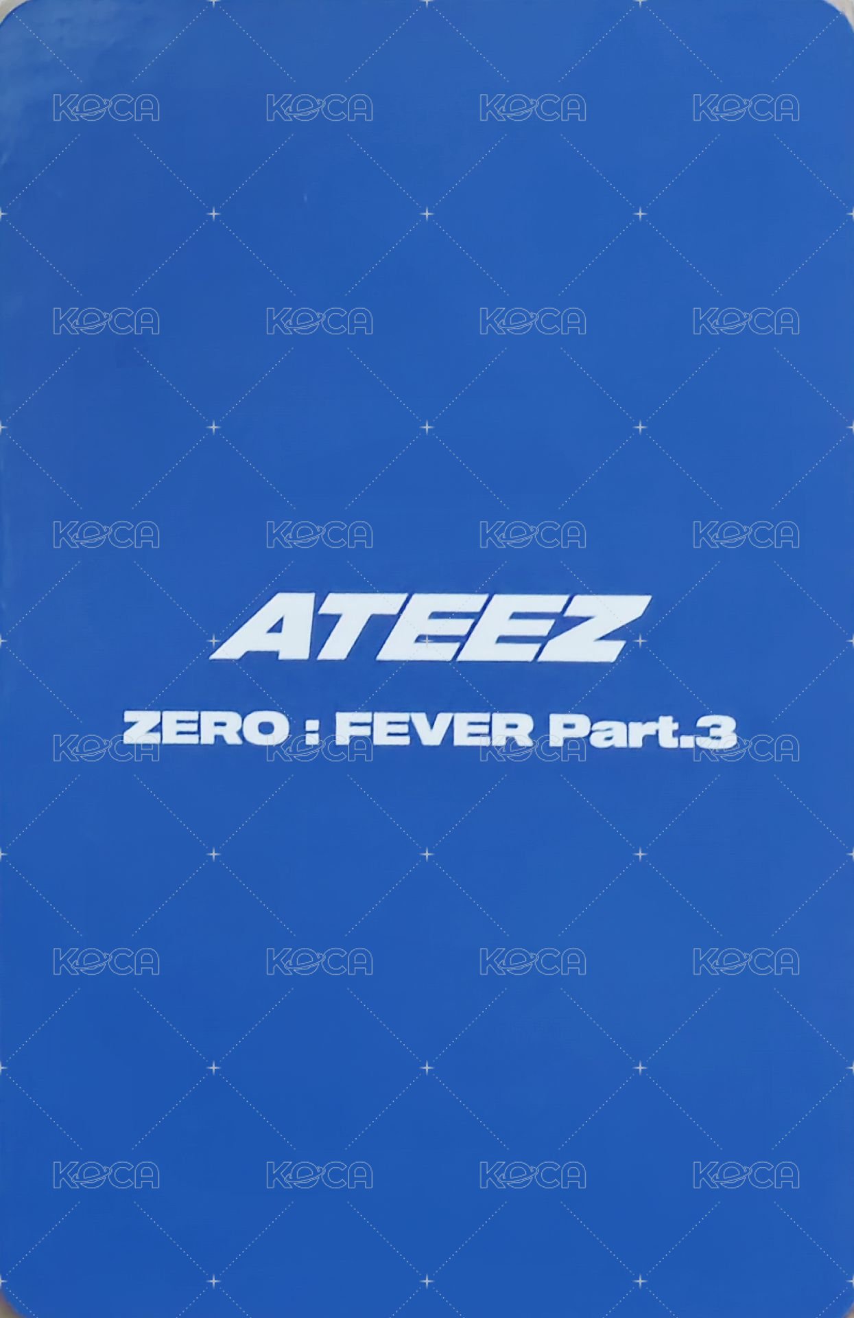 Fever pt.3 el 2.0 簽售卡  背面