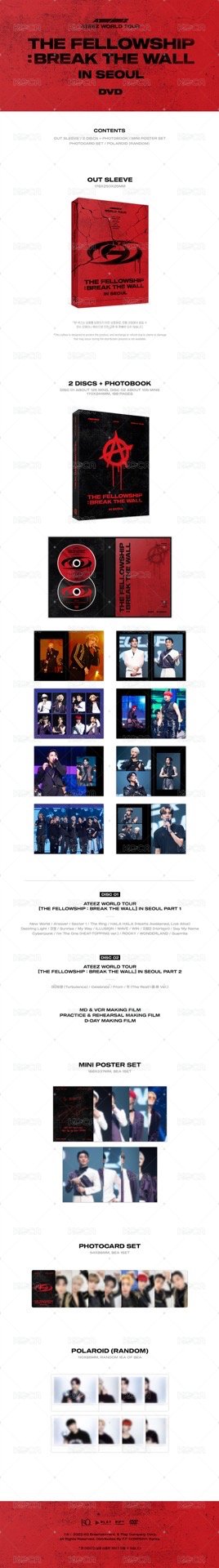 THE FELLOWSHIP：BREAK THE WALL IN SEOUL DVD