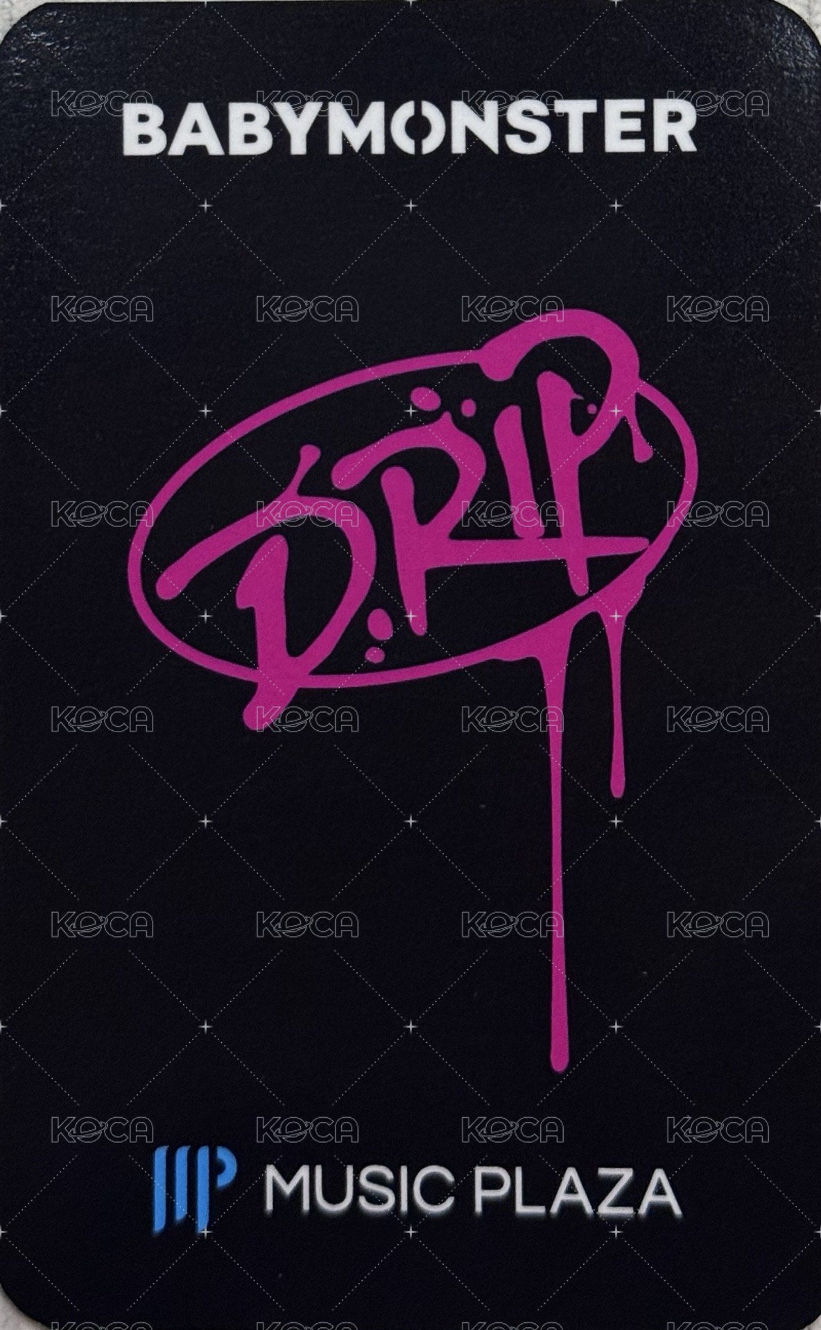 DRIP mp 美網 特典卡 Chiquita 背面