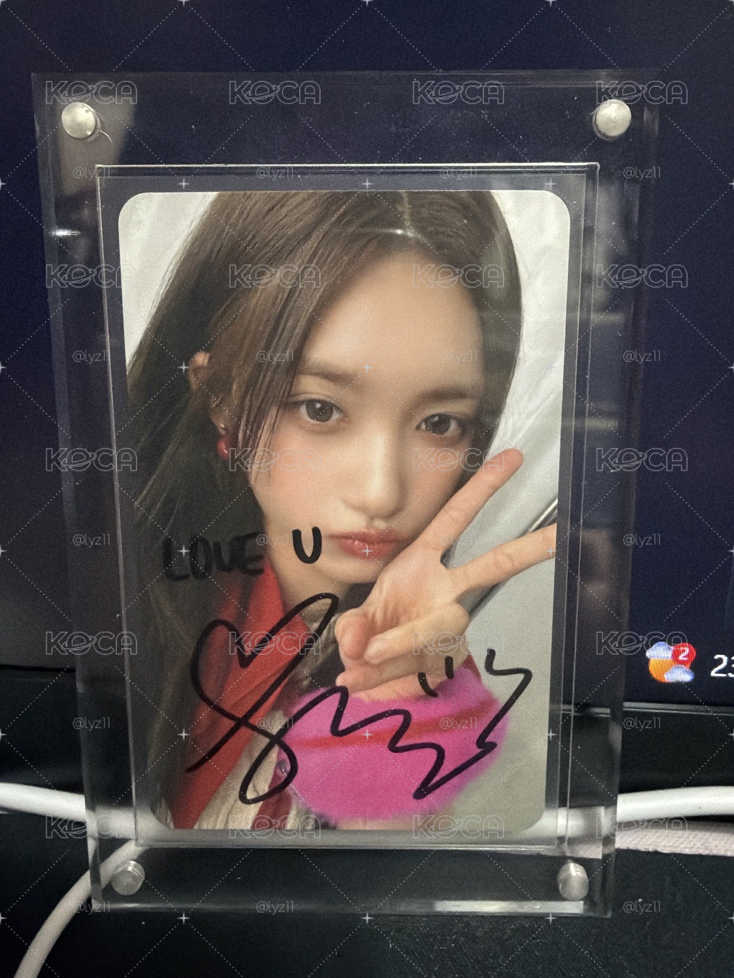 I'VE MINE 專輯卡 IVE MINE LEESEO 紅版簽卡
