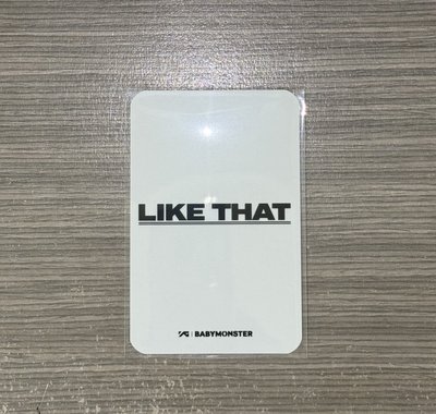 ASA 打歌4.0 like that 打歌卡