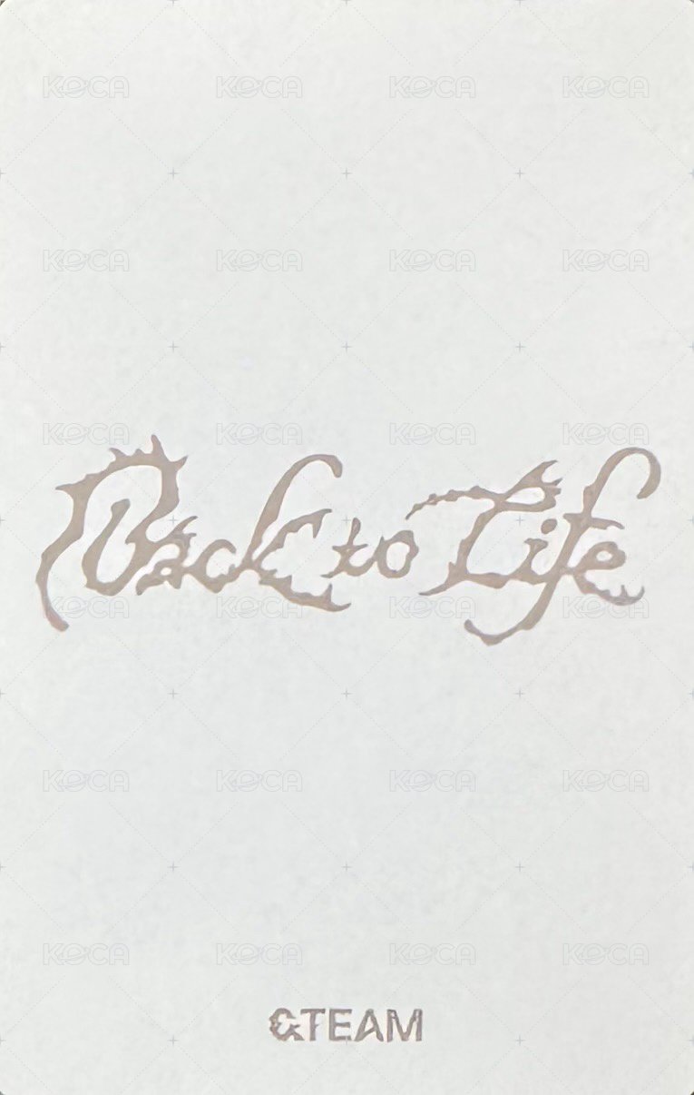 BTL 專輯卡 Mini CD-R ver 背面