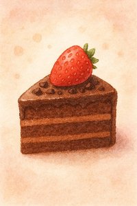 愛吃巧克力蛋糕