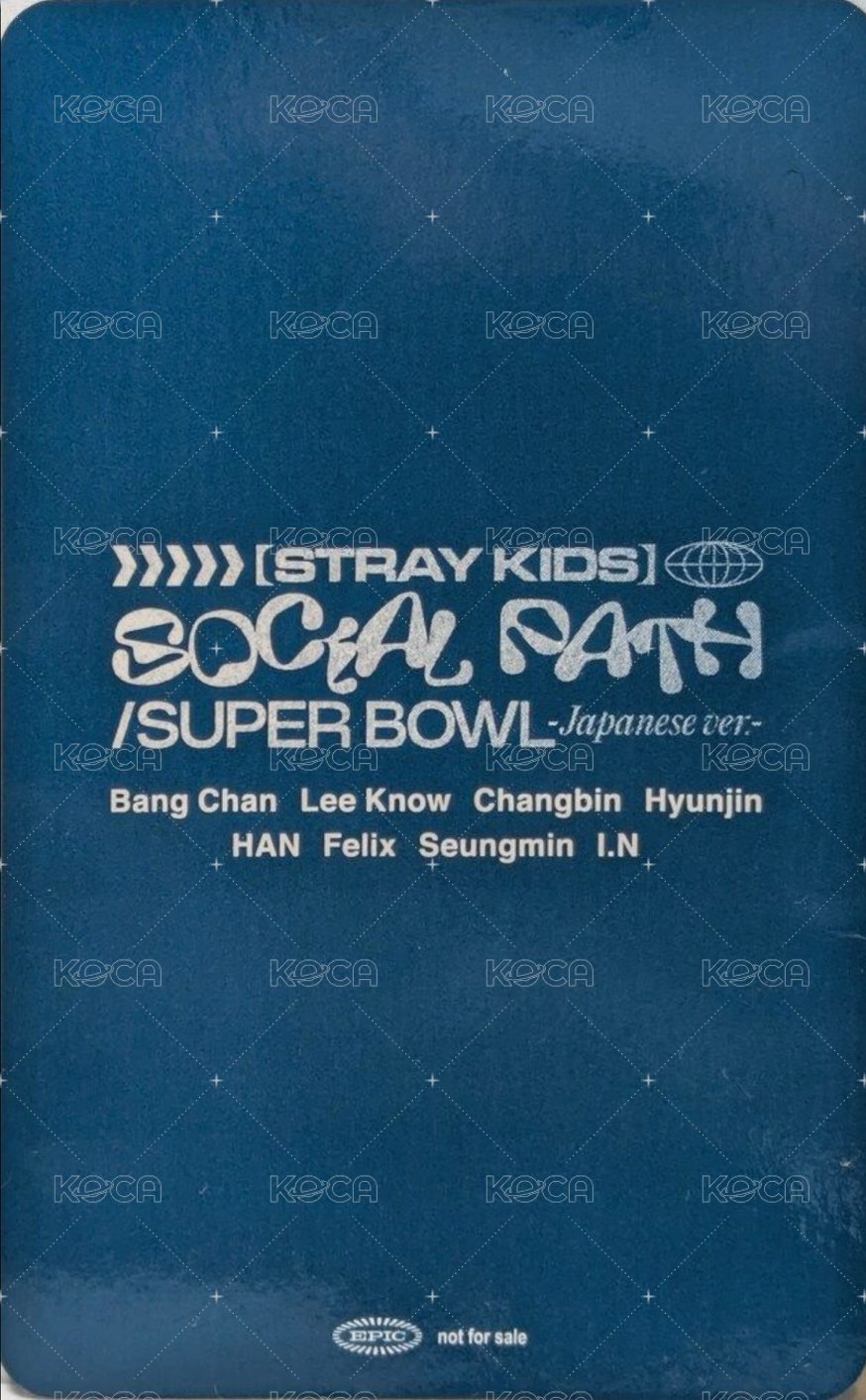 Social Path 索尼 抽選卡  背面