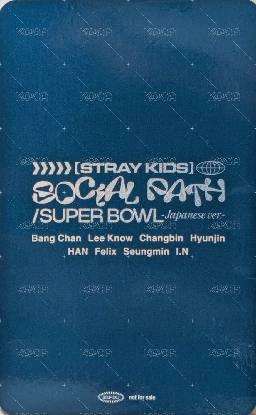 Social Path 索尼 抽選卡  背面