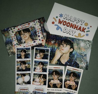 BOYNEXTDOOR 2024 雲鶴 生日 照片組 /小卡 全新未拆