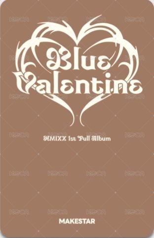 正規一 ms 線下 17.0 簽售卡 當日造型 年末派對 背面