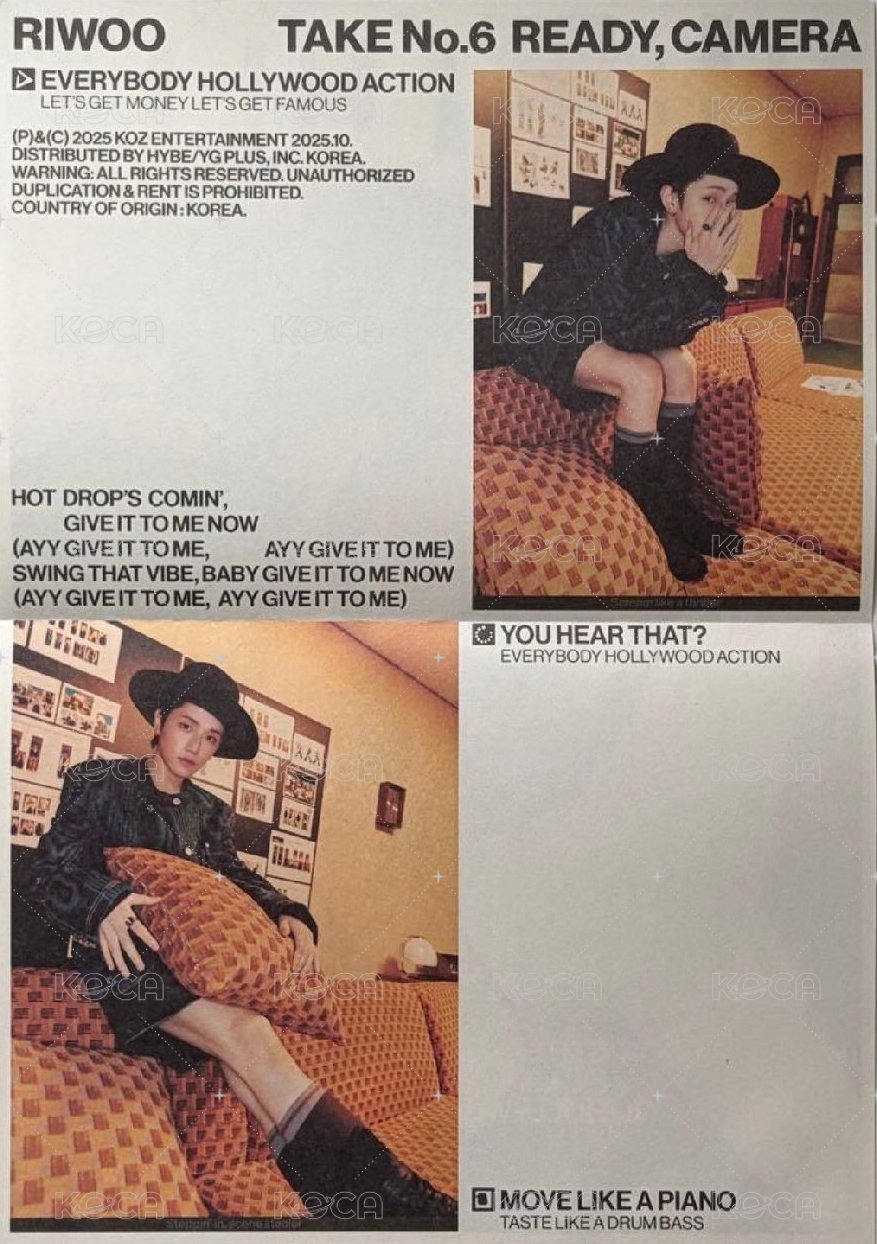 The Action 專輯卡 專輯海報 背面