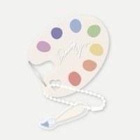 見面會 登山扣環 調色盤吊飾