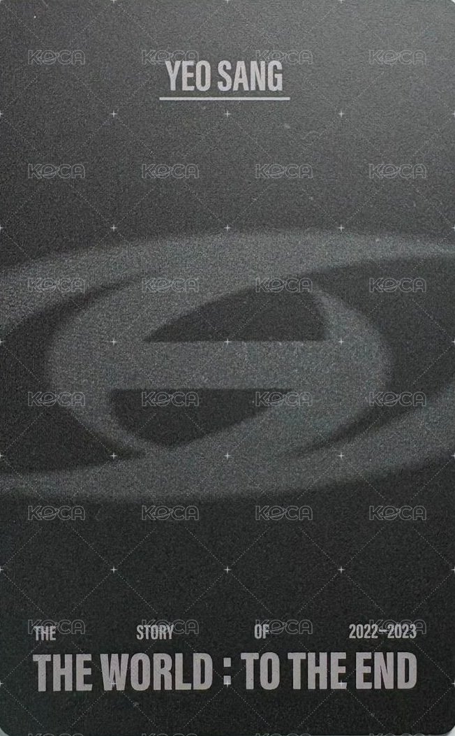 THE WORLD :TO THE END 周邊卡 PlayCode ver. 背面