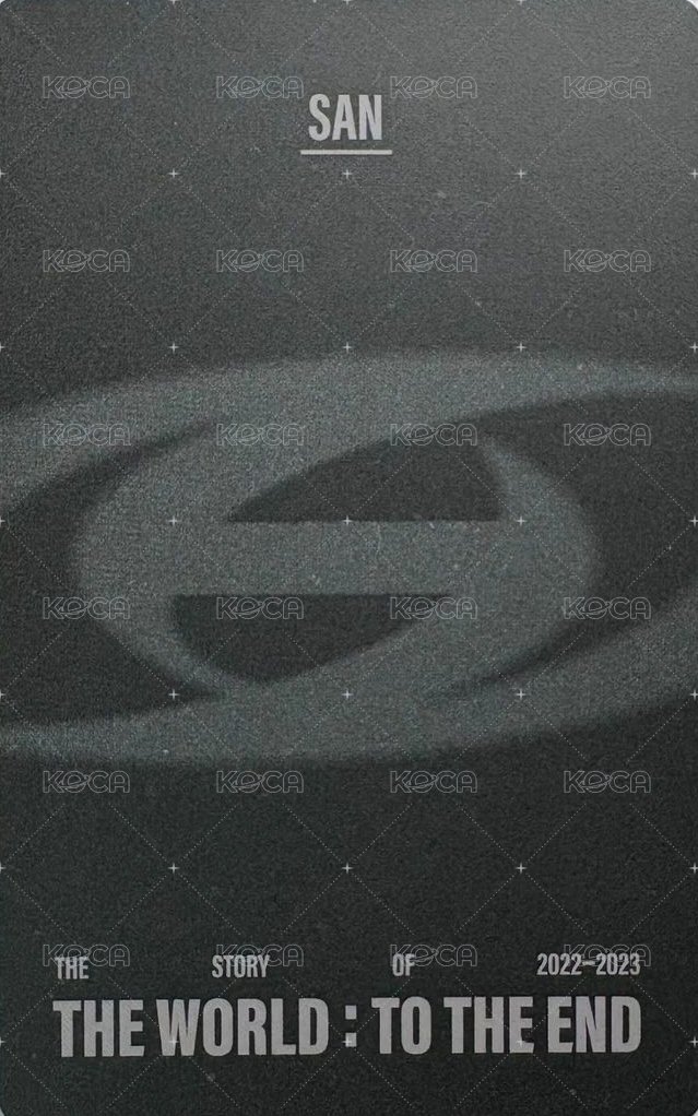 THE WORLD :TO THE END 周邊卡 PlayCode ver. 背面