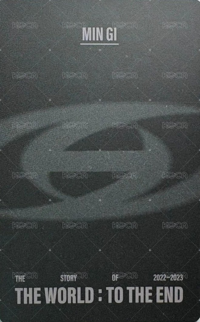 THE WORLD :TO THE END 周邊卡 PlayCode ver. 背面