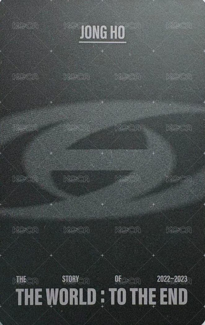 THE WORLD :TO THE END 周邊卡 PlayCode ver. 背面