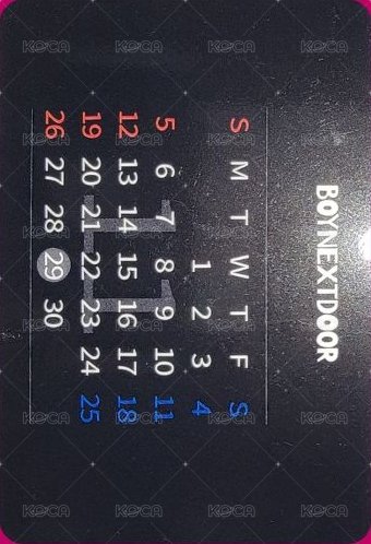 WHY.. mk 預售 特典卡 生日曆 背面