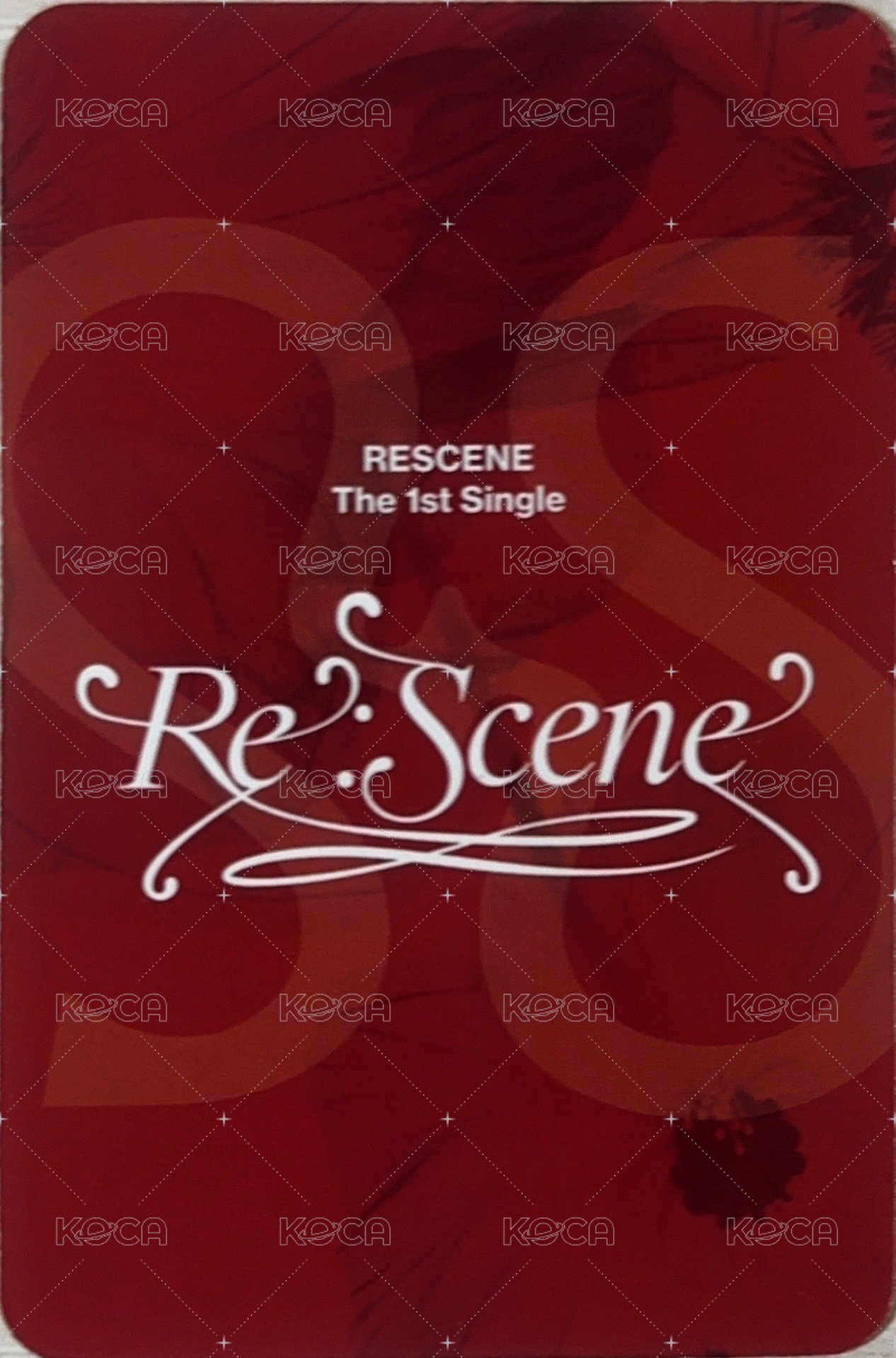 Re:Scene DS 1.0 簽售卡  背面