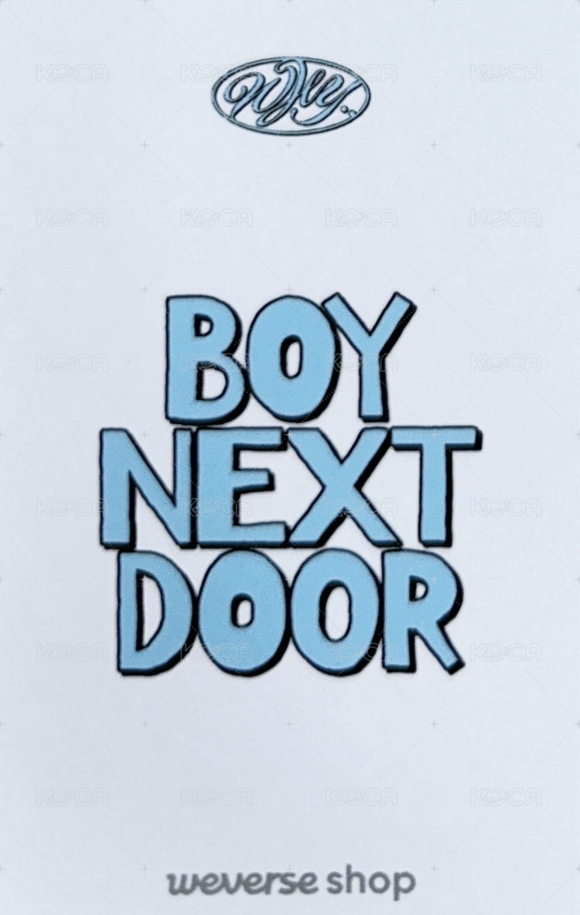 WHY.. wvs 直播卡 單封 敬禮 背面