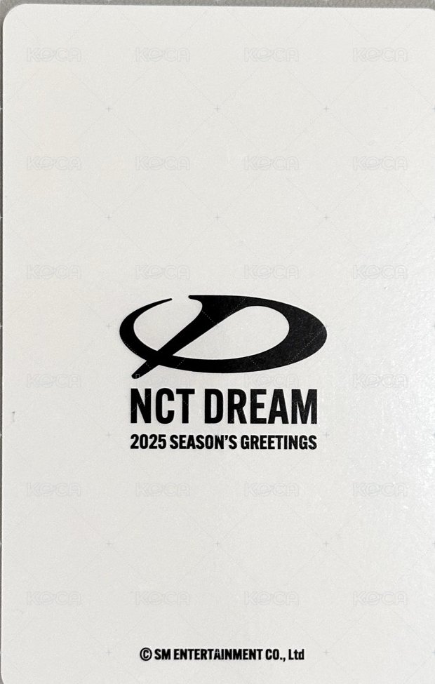 2025年曆 年曆卡 自拍 背面