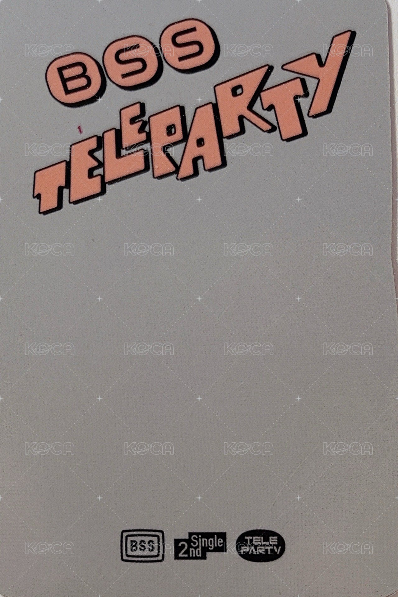 ‘TELEPARTY’ target 特典卡  背面