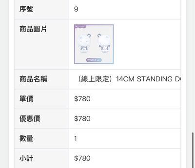 三巡 中娃 首爾場週 14cm娃冬