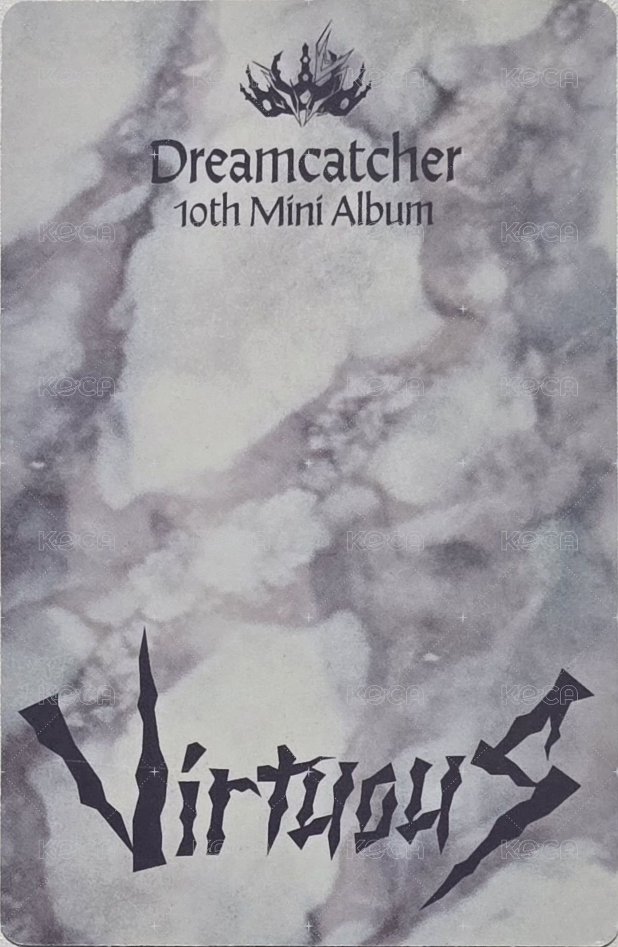 迷你十輯 專輯卡 (電子專專卡) 背面